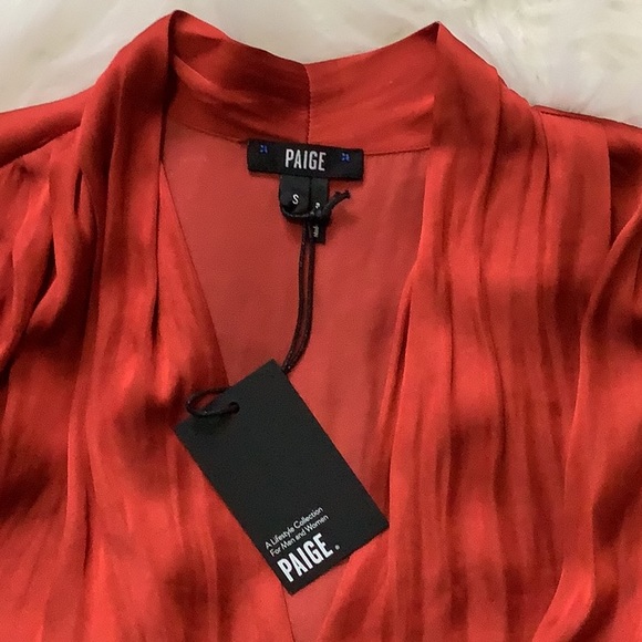 PAIGE “Sevilla” Bodysuit (Red/Rust) - Picture 16 of 16